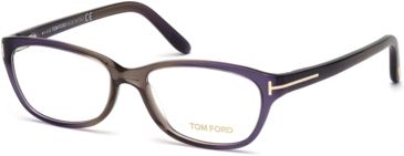 Image of Tom Ford FT5142 Eyeglass Frames - Beige Frame Color