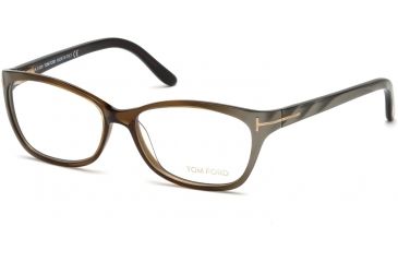 Image of Tom Ford FT5142 Eyeglass Frames - Dark Brown Frame Color