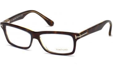 Image of Tom Ford FT5146 Eyeglass Frames - Havana Frame Color