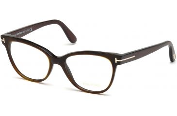 Image of Tom Ford FT5291 Eyeglass Frames - Dark Havana Frame Color