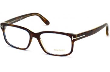Image of Tom Ford FT5313 Eyeglass Frames - Coloured Havana Frame Color