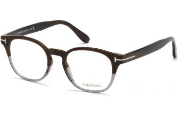 Image of Tom Ford FT5400 Eyeglass Frames - Horn Frame Color