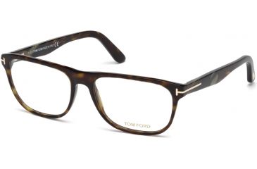 Image of Tom Ford FT5430 Eyeglass Frames - Dark Havana Frame Color, Dark Havana Lens Color