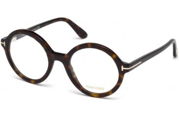 Image of Tom Ford FT5461 Eyeglass Frames - Dark Havana Frame Color, Dark Havana Lens Color