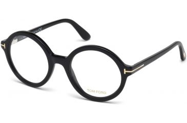 Image of Tom Ford FT5461 Eyeglass Frames - Shiny Black Frame Color, Shiny Black Lens Color