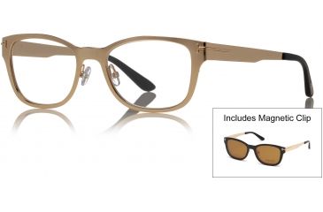 Image of Tom Ford FT5474 Eyeglass Frames - Gold Frame Color, Brown Lens Color