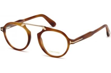 Image of Tom Ford FT5494 Eyeglass Frames - Blonde Havana Frame Color, Blonde Havana Lens Color