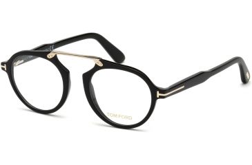Image of Tom Ford FT5494 Eyeglass Frames - Shiny Black Frame Color, Shiny Black Lens Color