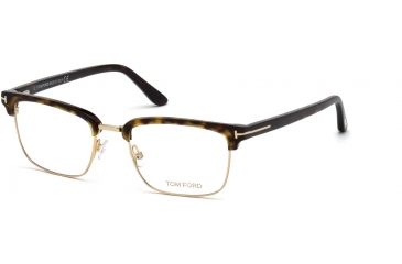Image of Tom Ford FT5504 Eyeglass Frames - Dark Havana Frame Color, Dark Havana Lens Color