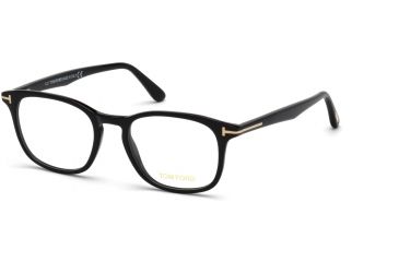 Image of Tom Ford FT5505 Eyeglass Frames - Shiny Black Frame Color