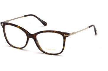 Image of Tom Ford FT5510 Eyeglass Frames - Dark Havana Frame Color