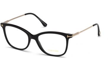 Image of Tom Ford FT5510 Eyeglass Frames - Shiny Black Frame Color