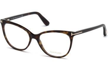 Image of Tom Ford FT5513 Eyeglass Frames - Dark Havana Frame Color