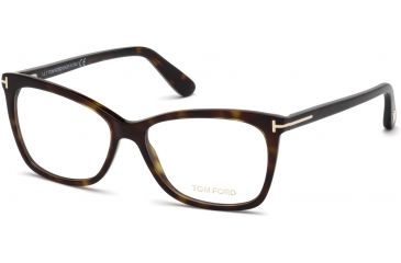 Image of Tom Ford FT5514 Eyeglass Frames - Dark Havana Frame Color, Dark Havana Lens Color
