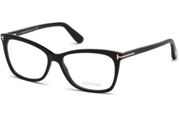 Image of Tom Ford FT5514 Eyeglass Frames - Shiny Black Frame Color, Shiny Black Lens Color