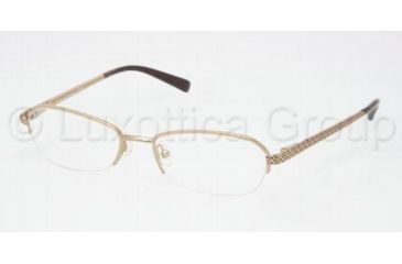 Image of Tory Burch TY1003 SV Prescription Eyeglasses - Gold Frame / 50 mm Prescription Lenses, 106-5017
