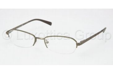 Image of Tory Burch TY1003 SV Prescription Eyeglasses - Olive Demo Lens Frame / 50 mm Prescription Lenses, 182-5017