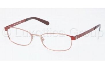 Image of Tory Burch TY1013 Single Vision Prescription Eyewear 346-4917 - Burgundy Pink 