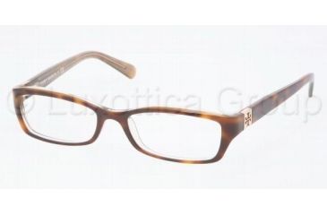 Image of Tory Burch Ty2010 Eyeglasses TY2010 with Lined Bifocal Rx Prescription Lenses 1033-4916 - Tortoise/Gold 