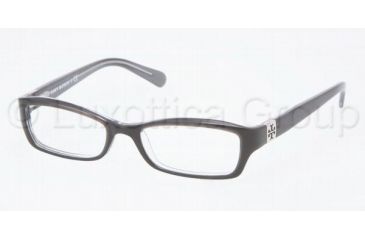 Image of Tory Burch Ty2010 Eyeglasses TY2010 with Lined Bifocal Rx Prescription Lenses 1034-4916 - Black/Charcoal 