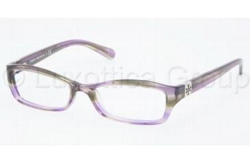 Image of Tory Burch Ty2010 Eyeglasses TY2010 with Lined Bifocal Rx Prescription Lenses 745-4916 - Purple Tortoise 