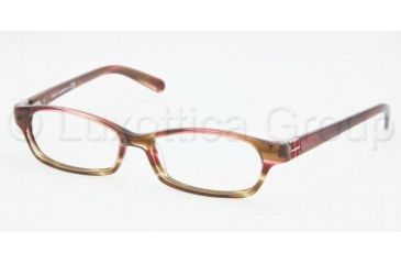 Image of Tory Burch TY2016B Progressive Prescription Eyeglasses 981-5015 - Pink Olive Tortoise 