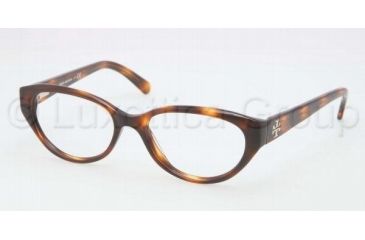 Image of Tory Burch TY2021 TY2021 Bifocal Prescription Eyeglasses 849-5216 - Tortoise Frame, Demo Lenses