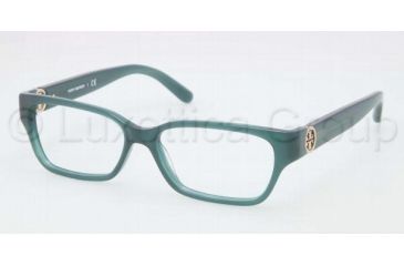 Image of Tory Burch TY2025 TY2025 Bifocal Prescription Eyeglasses 1081-5114 - Dark Turquoise Frame, Demo Lens Lenses