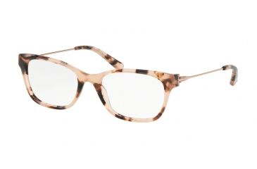 Image of Tory Burch TY2063 Single Vision Prescription Eyeglasses, 51mm, Blush Tort, TY2063-1726-51-SV