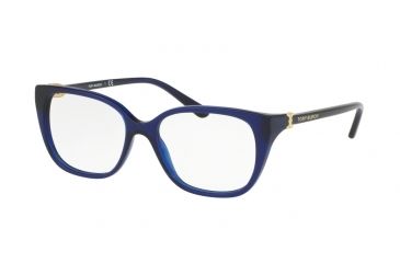 Image of Tory Burch TY2068 Single Vision Prescription Eyeglasses 1565-50 - Navy Translucent Frame