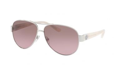 Image of Tory Burch TY6057 Progressive Prescription Sunglasses TY6057-324314-60 - Lens Diameter 60 mm, Frame Color Silver