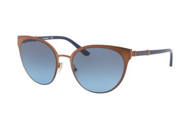 Image of Tory Burch TY6058 Sunglasses 32378F-55 - Bronze Frame, Navy Gradient Lenses