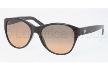 Image of Tory Burch TY7032 Progressive Prescription Sunglasses TY7032-501-95-5617 - Frame Color: Black / Orange, Lens Diameter: 56 mm