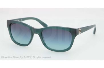 Image of Tory Burch TY7044 TY7044 Progressive Prescription Sunglasses TY7044-11024S-5418 - Lens Diameter 54 mm, Frame Color Lagoon Green