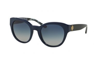 Image of Tory Burch TY7080A Sunglasses 14464L-51 - Navy/slate Frame, Navy Gradient Lenses