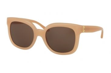 Image of Tory Burch TY7104 Sunglasses 128273-54 - Blush Frame, Brown Solid Lenses