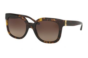 Image of Tory Burch TY7104 Sunglasses 137813-54 - Dark Tortoise Frame, Brown Gradient Lenses
