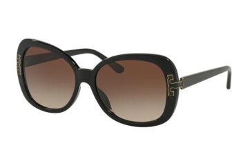 Image of Tory Burch TY7133U Sunglasses 170913-57 - Black Frame, Brown Gradient Lenses