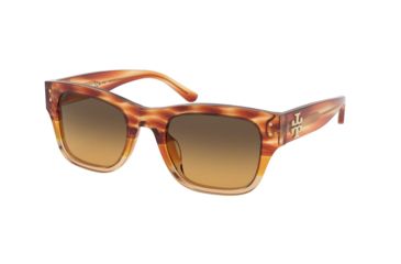 Image of Tory Burch TY7144U Sunglasses 179718-50 - , Orange Lt Green Gradient Lenses