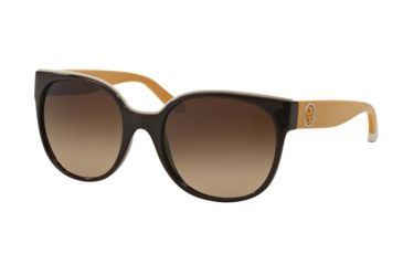 Image of Tory Burch TY9042 Bifocal Prescription Sunglasses TY9042-149113-56 - Lens Diameter 56 mm, Frame Color Espresso/goldenrod