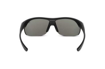 Image of Under Armour Marbella Shield, Satin Black w/Black Rubber, Gray Lens, U8600070-010100