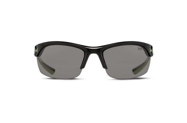 Image of Under Armour Marbella, Shiny Black w/Peapod Green Rubber, Gray Lens, U8600066-003100