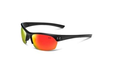 Image of Under Armour Marbella, Satin Black, w/Gray Rubber, Gray w/Orange ML, U8600066-010941