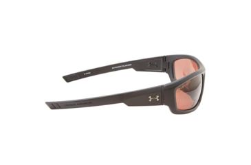 Image of Under Armour Power Storm, Black w/Black Rubber, Brown Polarized Lens, U8630026-010128