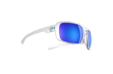 Image of Under Armour Sideline, Crystal Clear Frame, ML Blue Mirror Lens, U8600057-141461