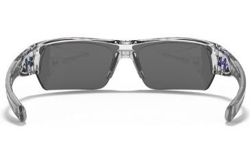 Image of Under Armour Big Shot Sunglasses, Crystal/Frosted Frame,Gray/Blue Multiflect Lens U8600085-141561