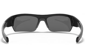 Image of Under Armour Big Shot Sunglasses, Satin Black/Charcoal Gray Frame, Gray Polarized U8630085-010908