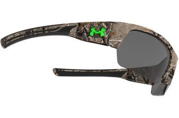 Image of Under Armour Big Shot Sunglasses, Satin Real Tree/Black Frame, Gray Lens U8630085-878700