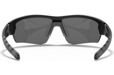 Image of Under Armour Rival Freedom Sunglasses, Satin Black/Charcoal Gray Frame, Gray Lens U8613090-010900