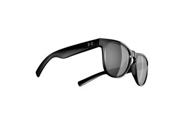 Image of Under Armour Sierra, Shiny Black Frame, Gray Lens, U8600059-000001